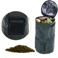 Garbage Bag Organic Waste Kitchen Rubbish Storage Bags Garden Yard Compost Bag Environmental PE Cloth Waste Bag